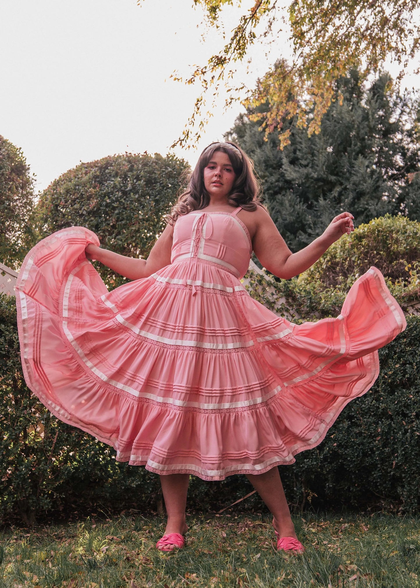Delores Dress in Pink