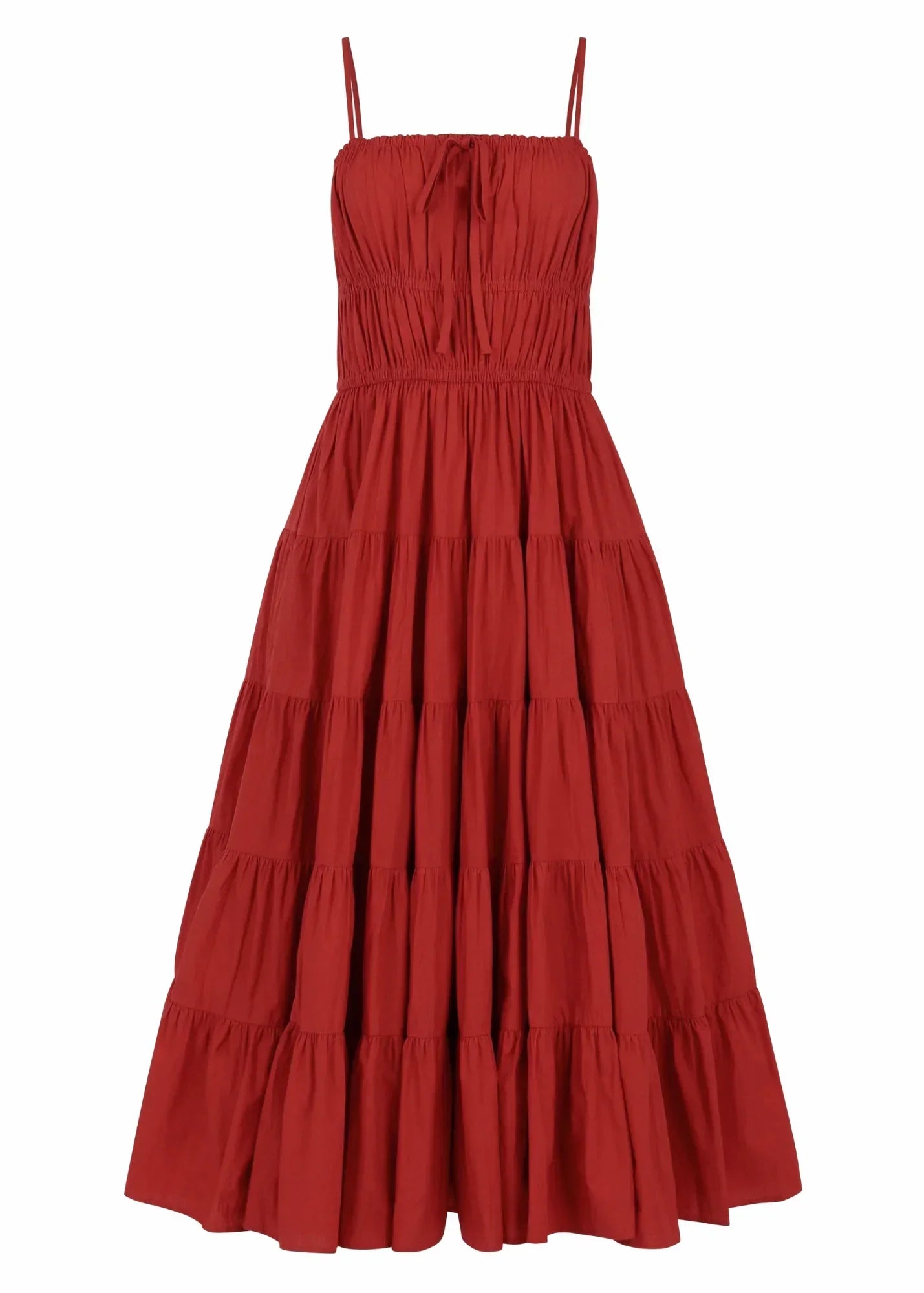 Birdie Dress Red