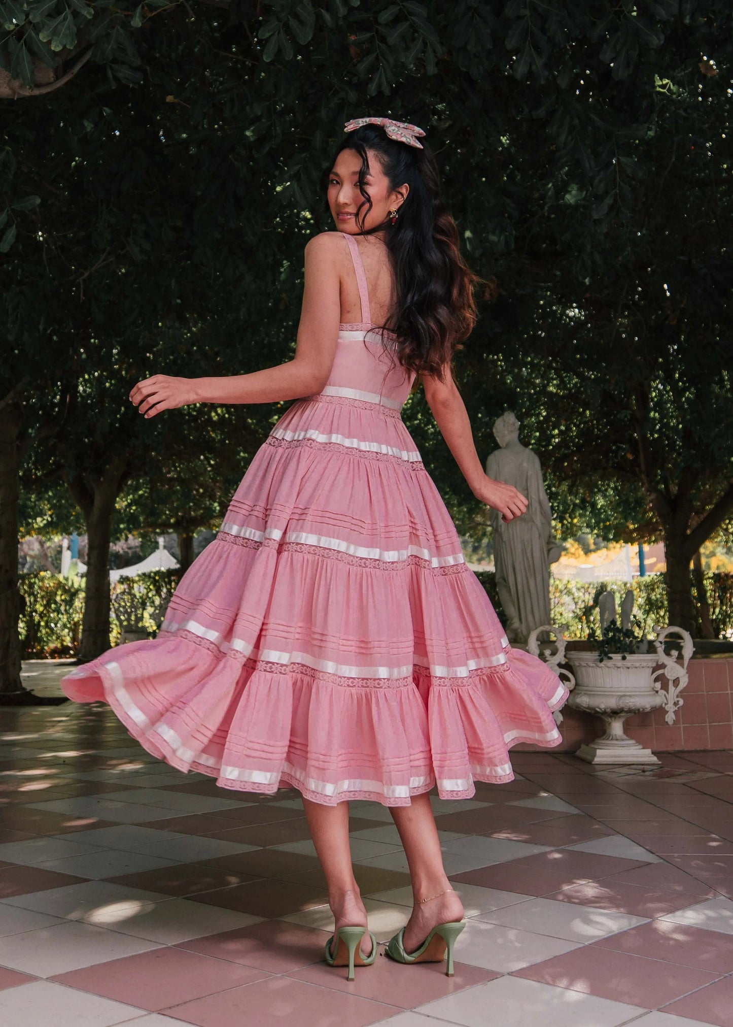 Delores Dress in Pink