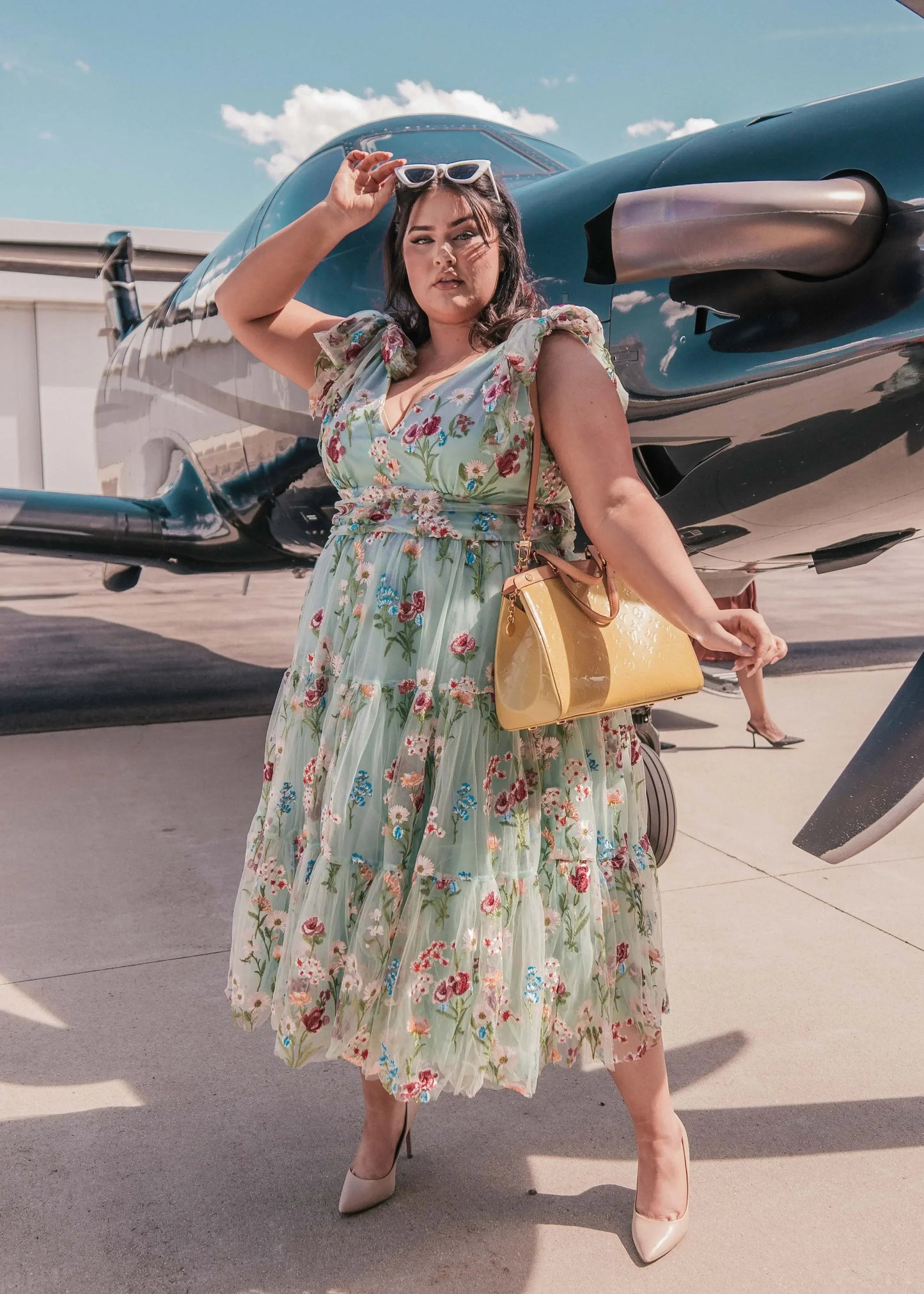 Margaret Midi Dress Green