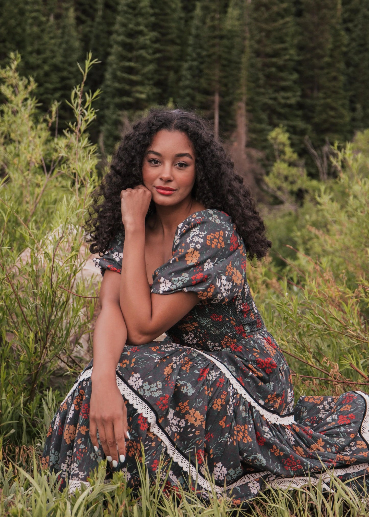 Midnight Garden Dress