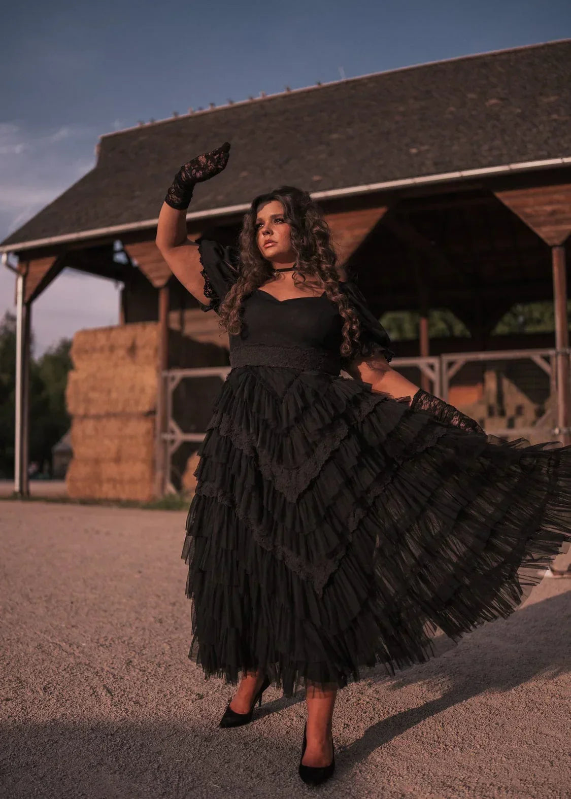 Thumbelina Dress Black